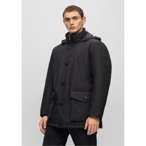 보스 발수 패브릭 릴랙스핏 패딩 50499551_001