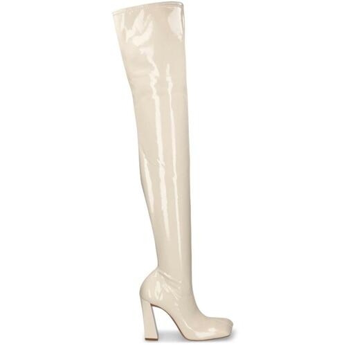 아미 나 무아디 95MM 마린 라텍스 THIGHHIGH 부츠 B0061006964