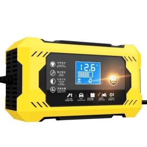 FOXSUR  12V24V 납산 배터리 감지기 배터리테스터 CCA 내부 저항 측정기 자동차 배터리 LCD 디지털 분석기