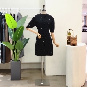 포커스 진주 니트 미니 원피스 FW3L7OP04292