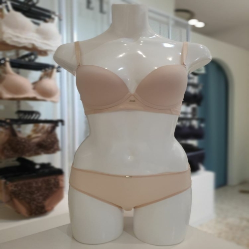  엘르이너웨어 스킨 햄날개 노와이어 브라팬티세트_EAWBR772SK EAWBP772SK