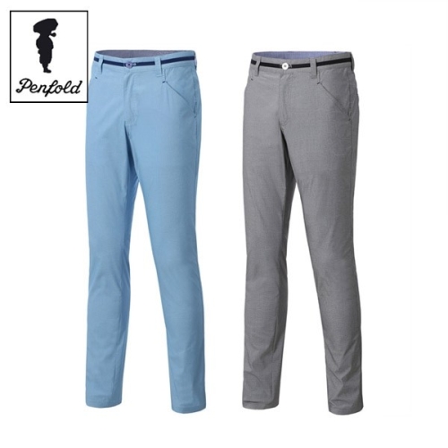 펜폴드 남성 면소재 체크무늬 골프바지 PF92PT02