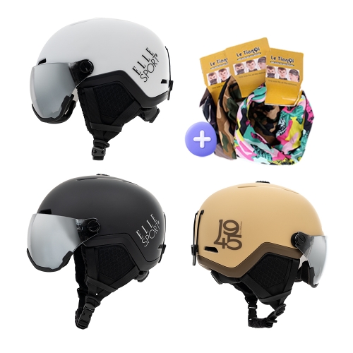 엘르스포츠  스키/스노우보드 바이저 헬멧 화이트 (ESHG-2400)