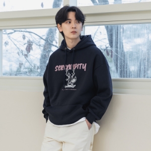 앨빈클로 SERENDIPITY 여우 오버핏 후드티 AVH544 3 COLOR