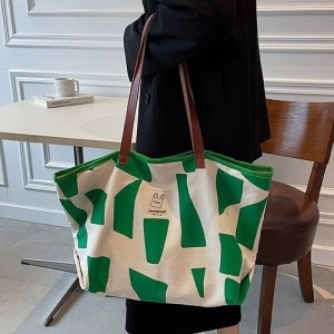 오너클랜 여성 20대 대학생 보부상 빅 숄더백 가방 그린 WD2FCBF