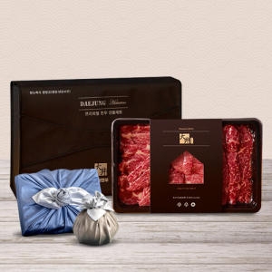 감동  대정 1++(7)한우 새우살치등심 구이 모둠 세트 1호 1kg