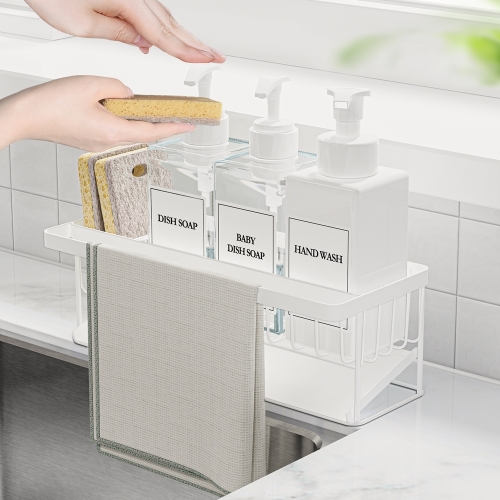 모든집  올스텐 와이드행주걸이 논슬립 수세미 거치대