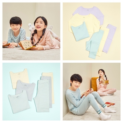 폴햄키즈 핫스킨 발열내의 셋업 (PKC4UI3910)