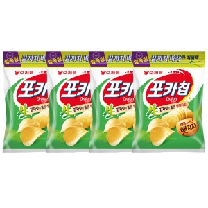 오리온  포카칩 어니언 지퍼백_266g 4개