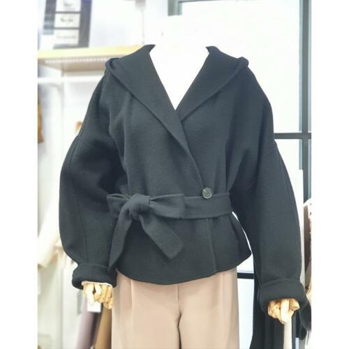 밀스튜디오 세이브존04 울90%가오리핏 오버핏 후드넥 핸드메이드재킷 LOBCOR115 S12056700