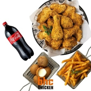 뿌링클+케이준프라이+치즈볼+콜라1.25L