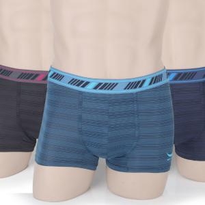 버팔로 BMD-2702 남성 드로즈 3매 속옷세트 사각팬티 사방스판