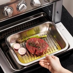 바겐슈타이거 오븐 에어프라이어 웨이브 스텐 사각 트레이 세트