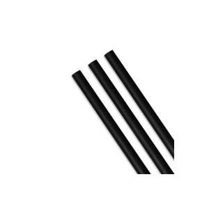 해피팩  일회용 일자 빨대 블랙 0.7cm