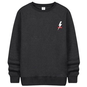 네스파 BEST 추천 번개 오버핏 맨투맨 티셔츠 커플 긴팔 빅사이즈 남녀공용 SMD_0097