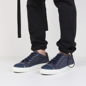 루이스리만 클로딩캡슐 파이톤 벨루어 스니커즈 네이비 LL0090