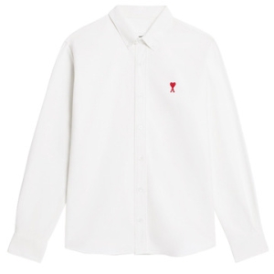 아미 체인스티치 하트로고 옥스포드 셔츠_BFHSH113.CO0031 168