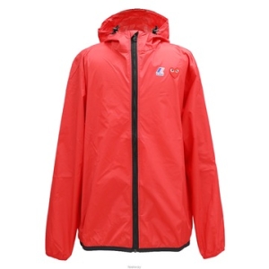 꼼데가르송 레드와펜 윈드브레이커 자켓 P1J501