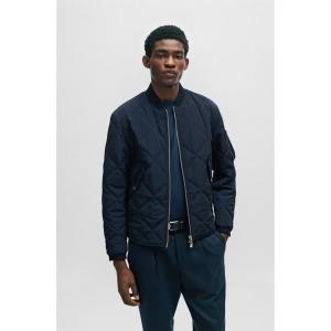 보스 SP24 레귤러핏 퀼팅 자켓 다크 블루 50505111404