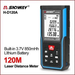 SNDWAY-디지털 레이저 거리 측정기, 컬러 디스플레이 RECHARGEABEL 100M-70M-50M 측정기 배송