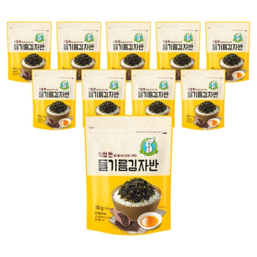 성경식품 지도표성경김 직접 짠 들기름 김자반 50g