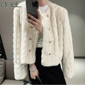 드넬 나르샤페이크FUR자켓DWJ34151A