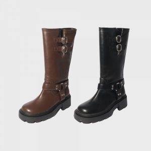 앱토 Collette 콜레뜨 바이커 부츠 AFFB012