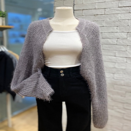 트위 볼레로형 가디건 TKIBFCD002