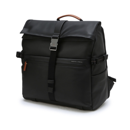 헤지스 블랙 롤탑 백팩_HJBA4E872BK