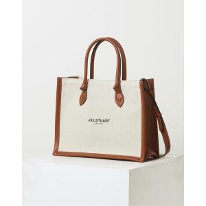 질스튜어트 ACC JABA3F330I2/ 뉴페이퍼 아이보리 캔버스 북토트백