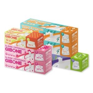 기본에  스탠딩 슬라이드 지퍼백 플라워 소1+중2+대2+특대1