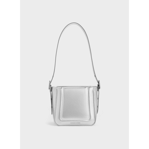 찰스앤키스 페트라 박시 버킷 백 CK2-10271304 CHARLES KEITH 여성가방 싱가포르 느와르