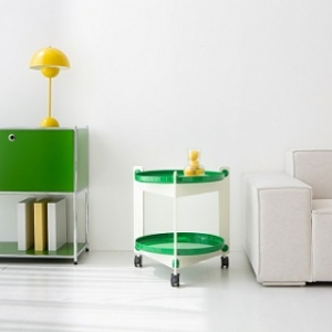 마켓비 BINGEURI 트롤리 원형 2단