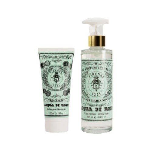 산타마리아노벨라 아쿠아 디 로즈 클렌징젤 100ml 1개 + 아쿠아 디 로즈 미셀라워터 200ml 1개