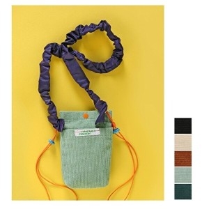 오너클랜 BR61 골덴 미니 여성 크로스백 핸드폰백 곱창끈 토트 WD2B8E4