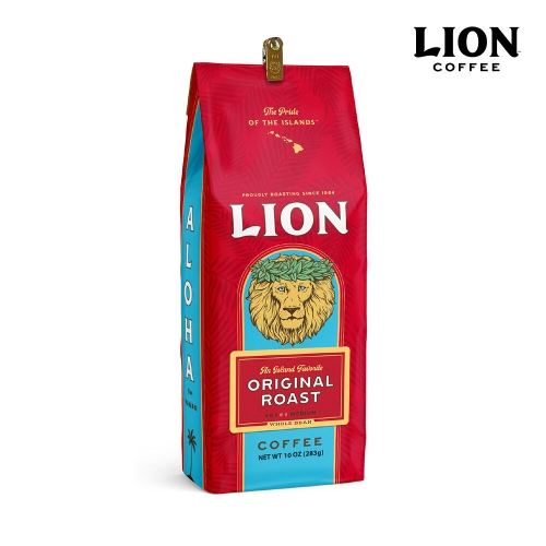 라이언커피  오리지널 로스트 커피 (홀빈) 283g