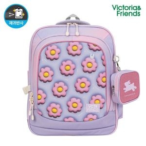 빅토리아앤프렌즈 책가방 얼쓰 글리터 스퀘어 플라워 GSQFLW1