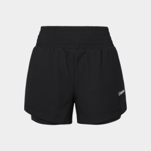 배럴  우먼 에센셜 하이웨이스트 3부 레깅스 쇼츠 블랙 B4SWWLP001BLK