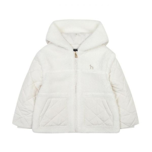 헤지스 키즈 여아 소매탈부착 2WAY 퀼팅패딩 HTW11JP51M-IV