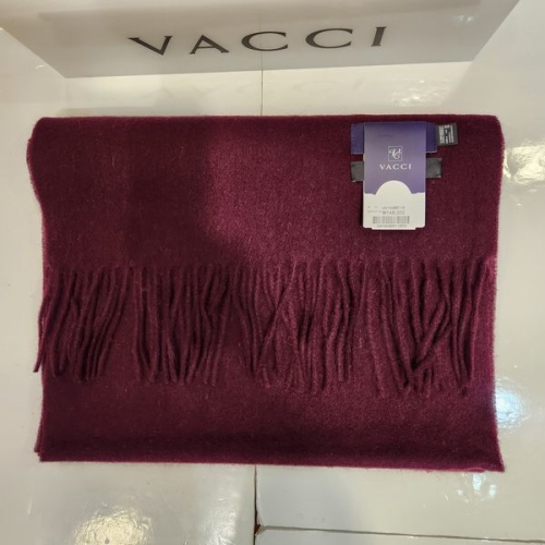 바찌 남성겨울따뜻하고포근한울100%소재머플러진한흙장미빛레드무지예쁜컬러목도리VM1M4BR116R0