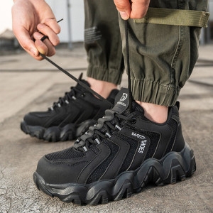 남성  안전화 여성 발편한 가벼운 경량 작업화 미끄럼방지 수입 발이편한 볼넓은 통풍 작업신발