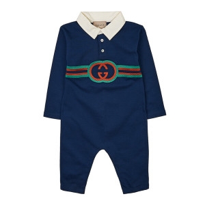 구찌 로고 프린팅 점프수트 660754 XJFOW 4696 3-24M