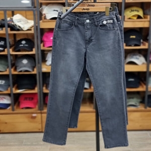 JEEP 의류 유니 스트레이트 블랙 데님 팬츠JN1DPM101