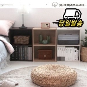 아이리스코리아  2단 책장 공간박스 수납장 정리함 책꽂이 CX-2