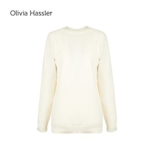 올리비아하슬러 베이직 라운드 니트 OHCSSW101