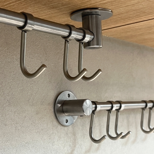 에브리윅  싱크대 주방 조리도구 거치대 국자 걸이 조리기구 행거레일 정리 수납