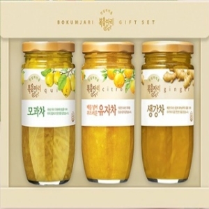 복음자리  과실차 3종 선물세트 유자차/모과차/생강차