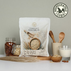 산과들에  오트밀 압착귀리 500g x5봉 롤드 오트