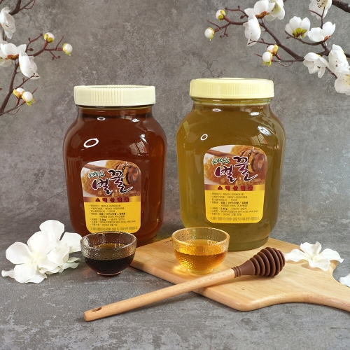 더조은푸드  더조은 소백산 사양벌꿀 아카시아향+야생화향 각 2.4kg