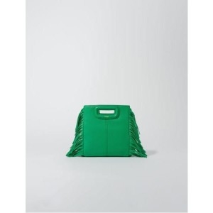 마쥬 Sac M mini en cuir VERT CASINO MFASA01052